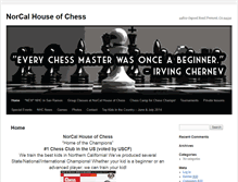 Tablet Screenshot of norcalhouseofchess.com